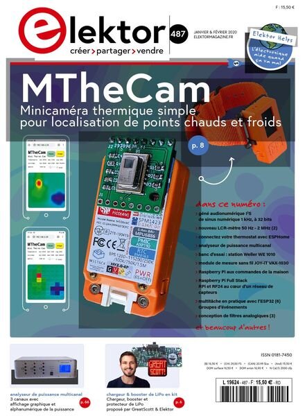 Elektor France – Janvier-Fevrier 2021 Cover