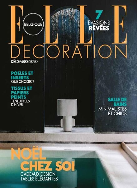 Elle Decoration Belgique – Decembre 2020 Cover