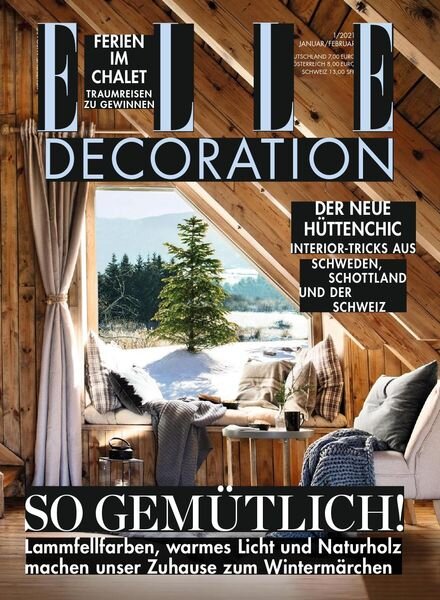 Elle Decoration – Januar 2021 Cover
