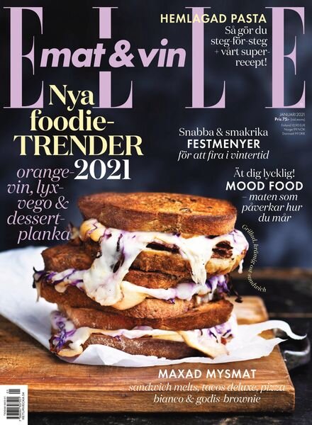 ELLE Mat & Vin – 29 december 2020 Cover