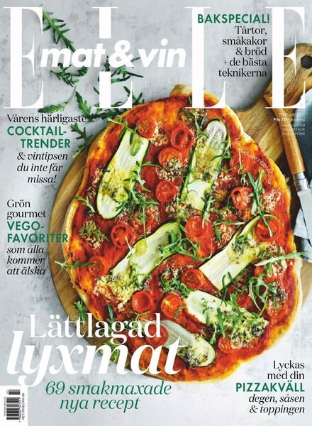 Elle Mat & Vin – februari 2021 Cover