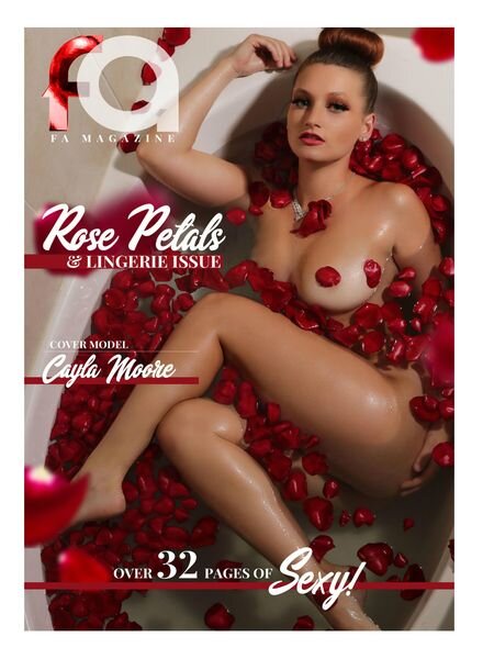 Fa Magazine – Rose Petals & Lingerie Issue 2019 Cover