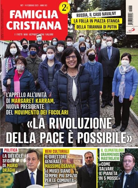 Famiglia Cristiana – 14 Febbraio 2021 Cover