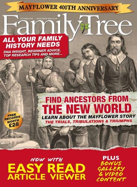 Family Tree UK – October 2020 Cover