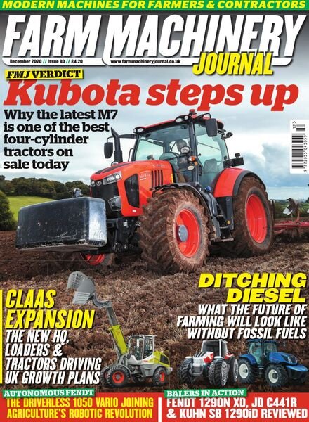 Farm Machinery Journal – December 2020 Cover