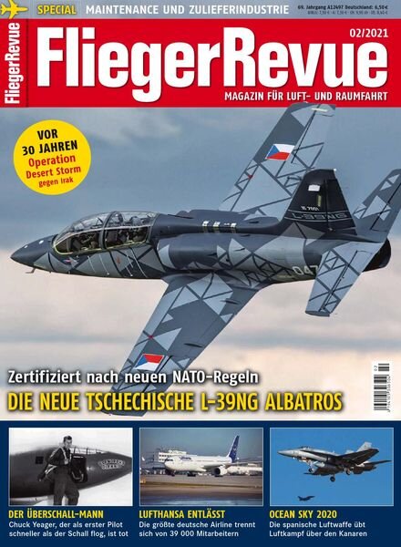 FliegerRevue – Februar 2021 Cover