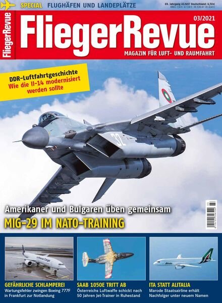 FliegerRevue – Marz 2021 Cover