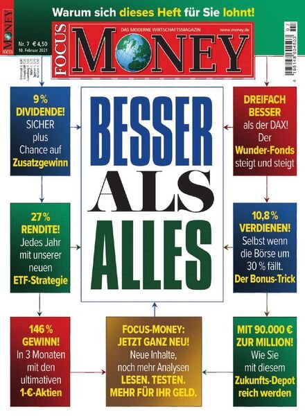 FOCUS MONEY – 10 Februar 2021 Cover