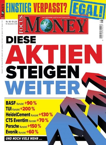 FOCUS MONEY – 18 November 2020 Cover