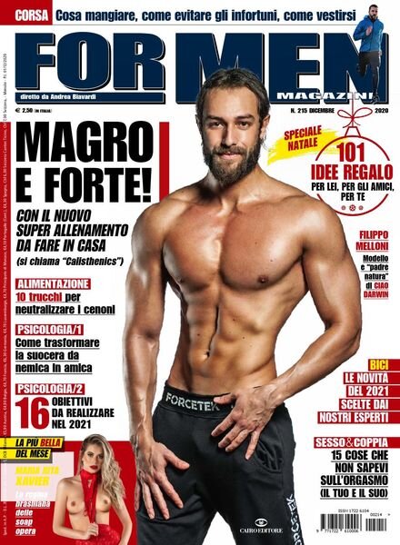 For Men Magazine – Dicembre 2020 Cover