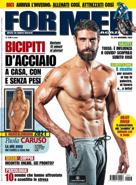 For Men Magazine – Novembre 2020 Cover