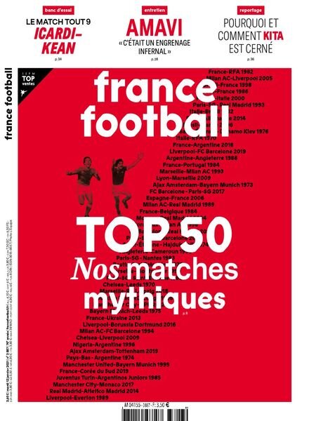 France Football – 12 Janvier 2021 Cover