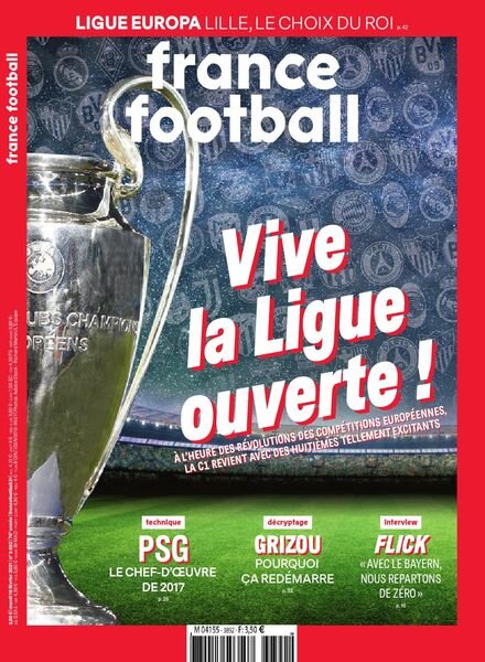 France Football – 16 Fevrier 2021 Cover
