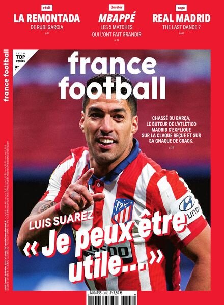 France Football – 23 Fevrier 2021 Cover