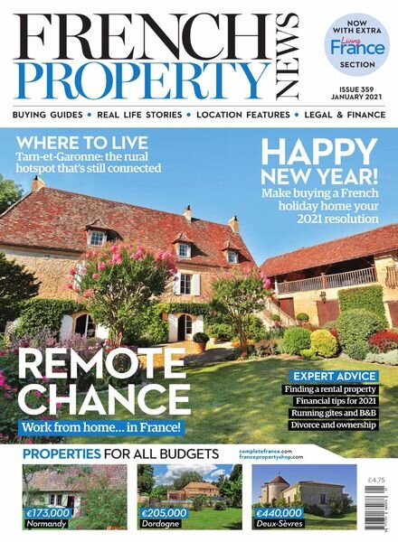 French Property News – January 2021 Cover