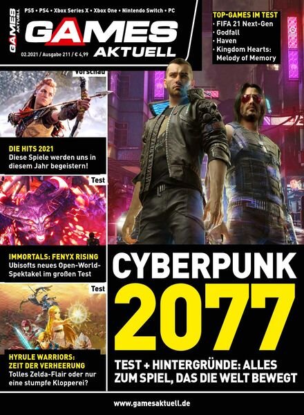 Games Aktuell – Februar 2021 Cover