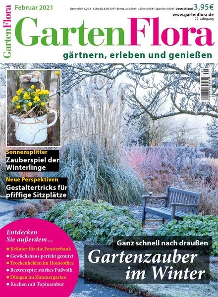 GartenFlora – Februar 2021 Cover