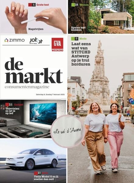 Gazet van Antwerpen De Markt – 06 februari 2021 Cover