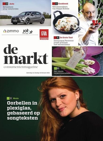 Gazet van Antwerpen De Markt – 13 februari 2021 Cover