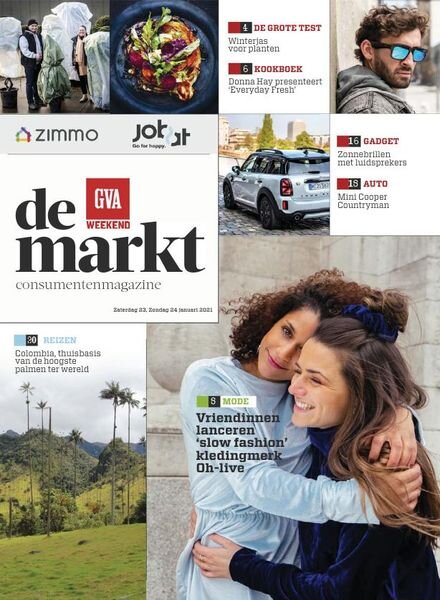 Gazet van Antwerpen De Markt – 23 januari 2021 Cover