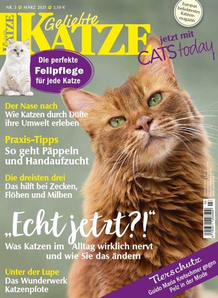 Geliebte Katze – Marz 2021 Cover