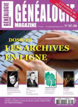 Genealogie – Octobre-Decembre 2020