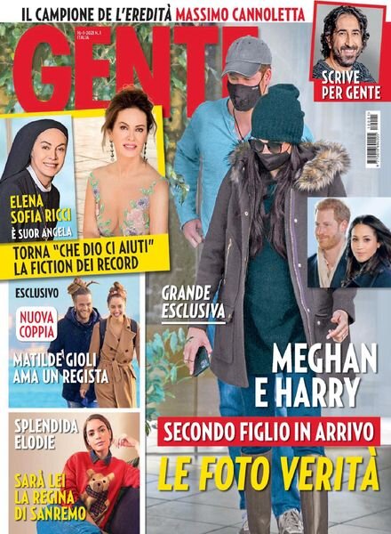 Gente Italia – 16 gennaio 2021 Cover