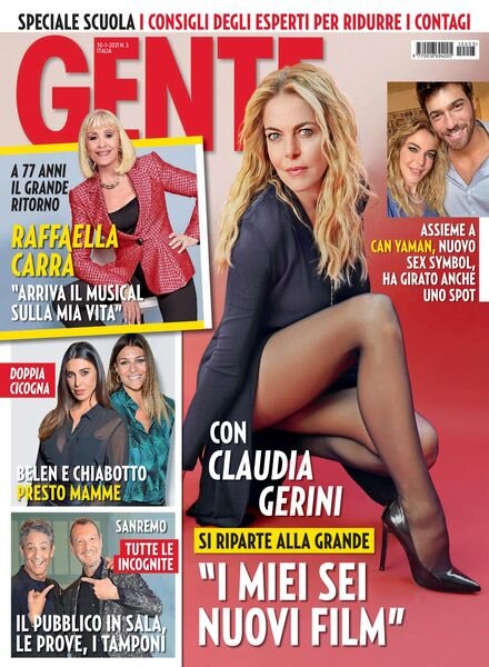 Gente Italia – 30 gennaio 2021 Cover
