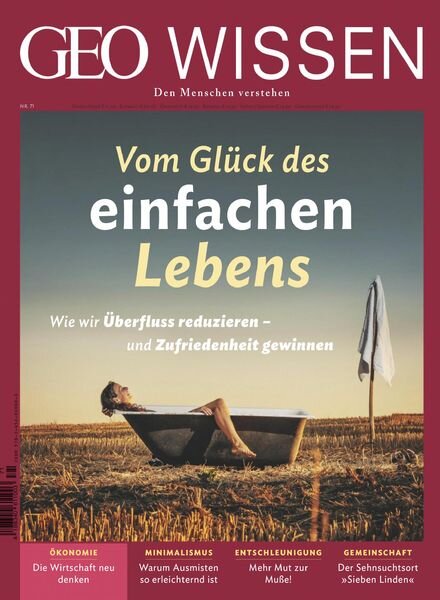 Geo Wissen – Januar 2021 Cover