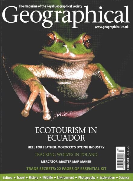 Geographical – April 2003 Cover