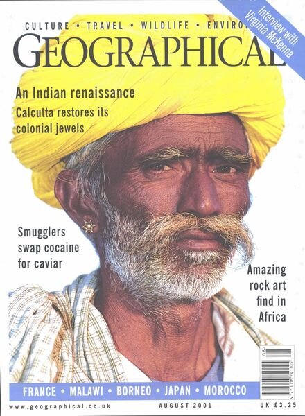 Geographical – August 2001 Cover