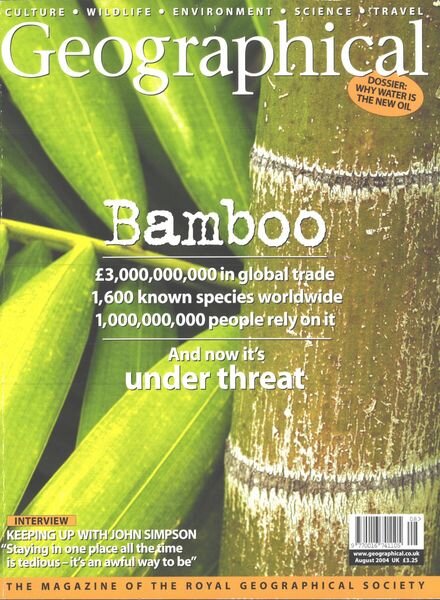 Geographical – August 2004 Cover