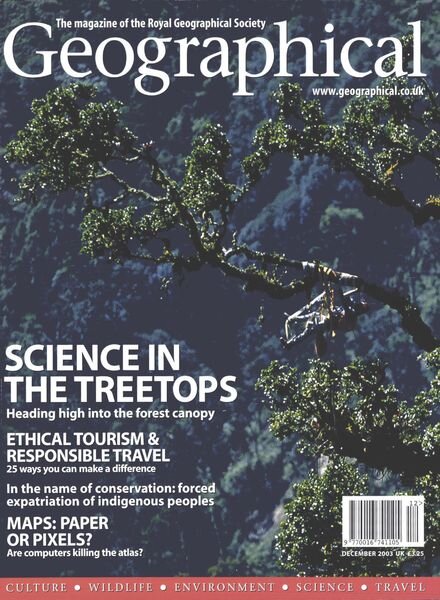 Geographical – December 2003 Cover