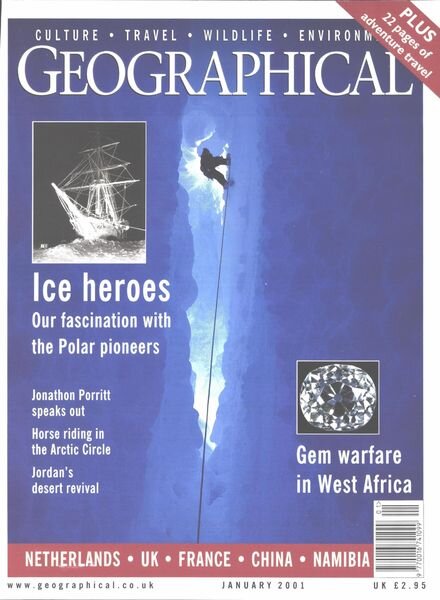 Geographical – January 2001 Cover