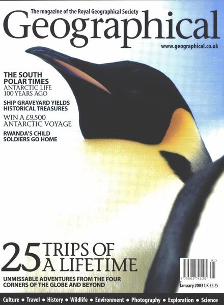 Geographical – January 2003 Cover
