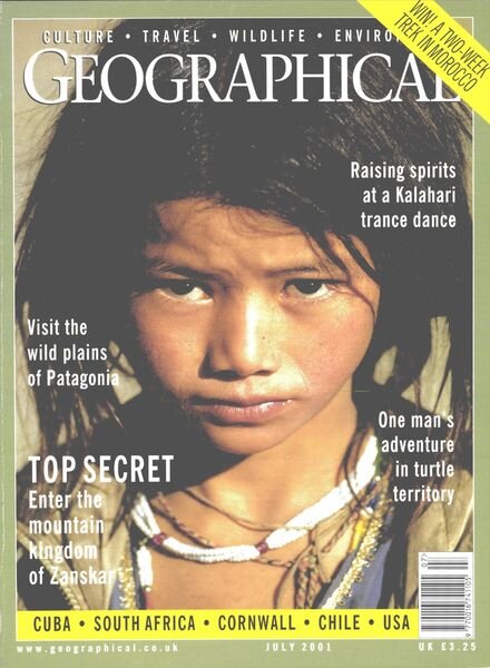 Geographical – July 2001 Cover