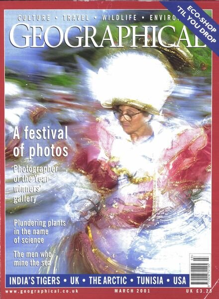 Geographical – March 2001 Cover