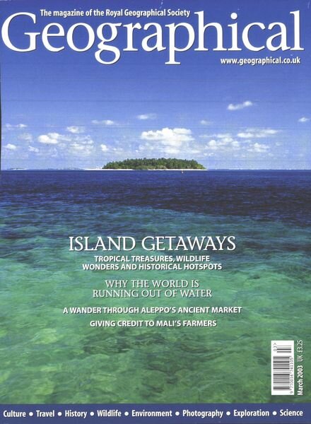 Geographical – March 2003 Cover