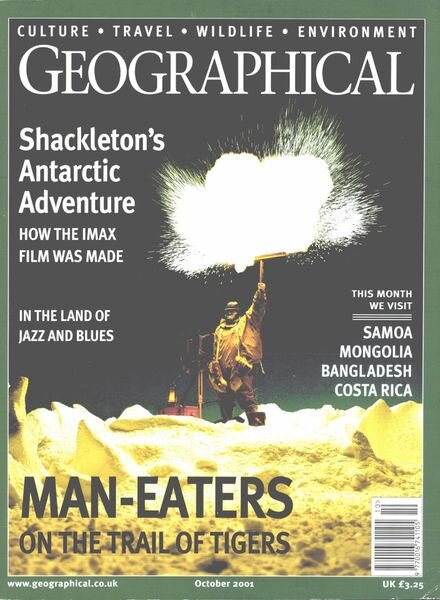 Geographical – October 2001 Cover