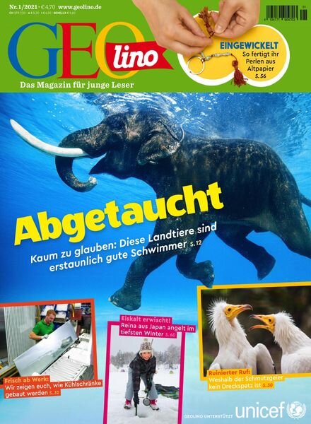GEOlino – Januar 2021 Cover