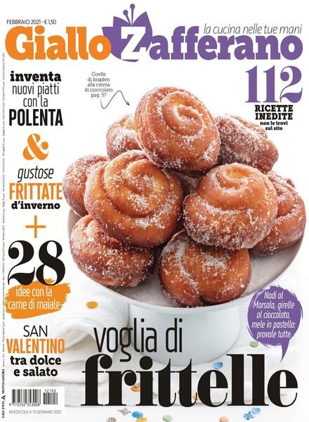 Giallo Zafferano – febbraio 2021 Cover