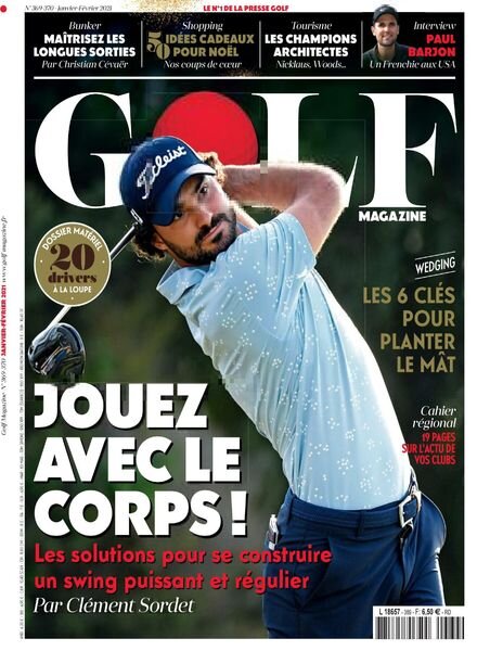 Golf Magazine France – Janvier-Fevrier 2021 Cover