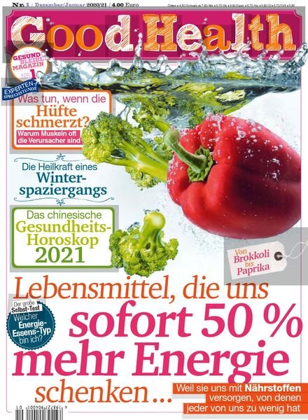 Good Health – Januar 2021 Cover