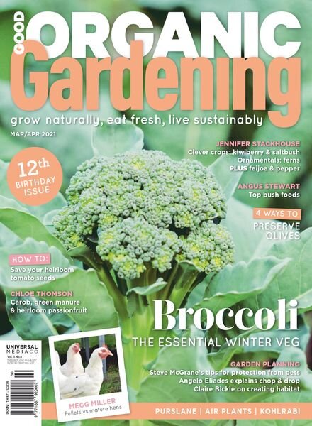 Good Organic Gardening – March-April 2021 Cover