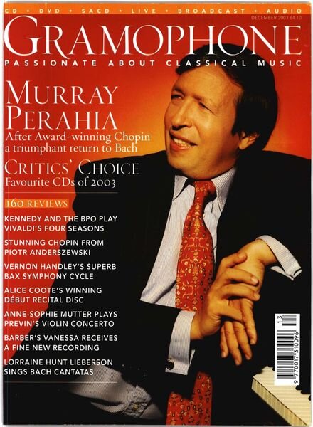 Gramophone – December 2003 Cover