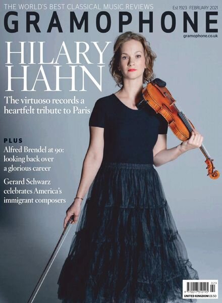 Gramophone – February 2021 Cover