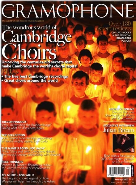 Gramophone – January 2007 Cover