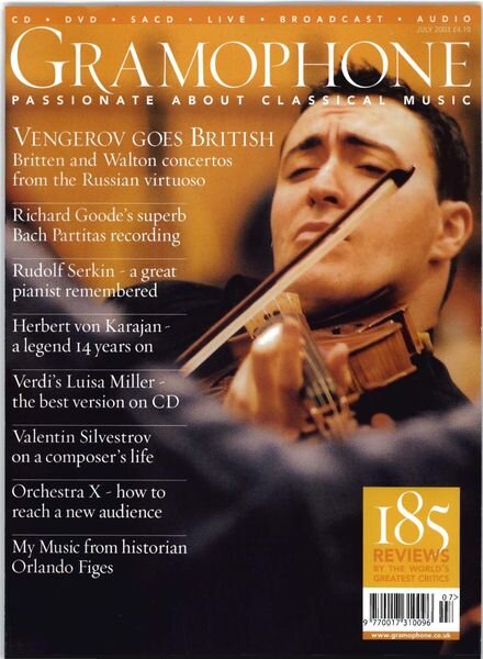 Gramophone – July 2003 Cover