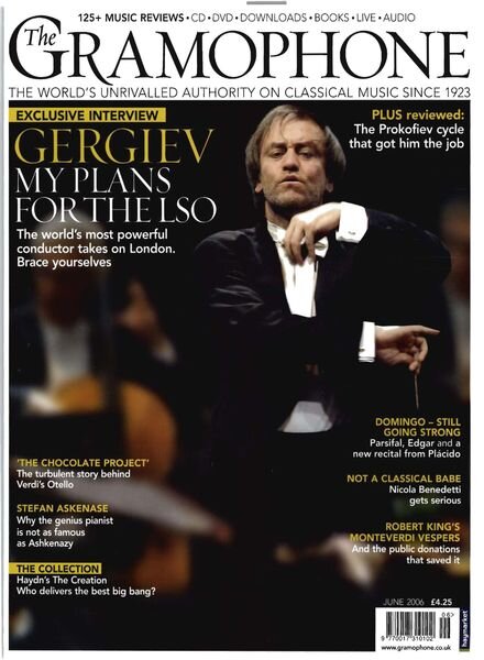 Gramophone – June 2006 Cover