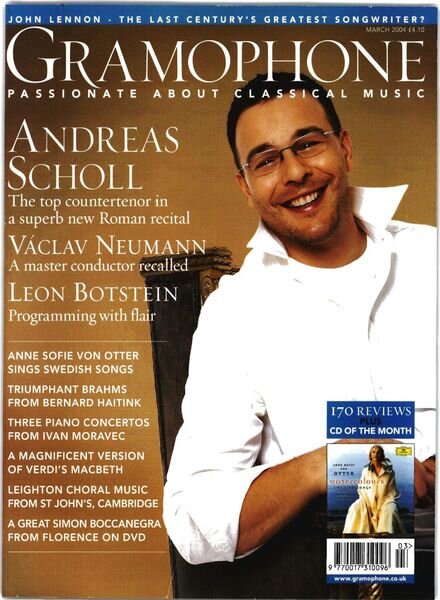 Gramophone – March 2004 Cover